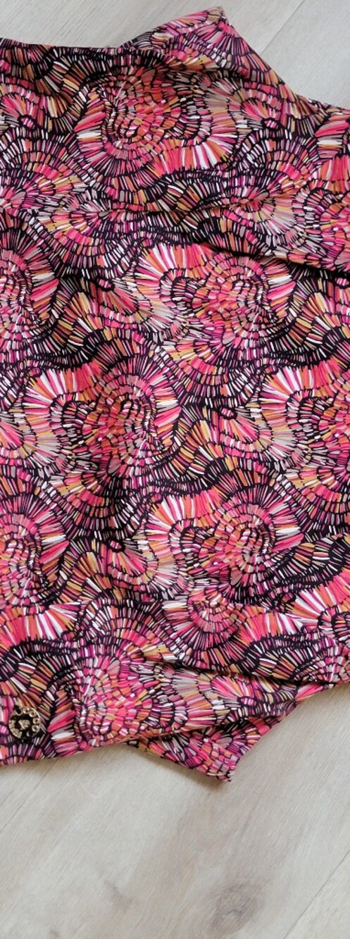 Coco & Tashi Cotton Stretch A-Line Geometric Dress XL - Picture 5 of 7